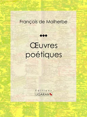 cover image of Oeuvres poétiques